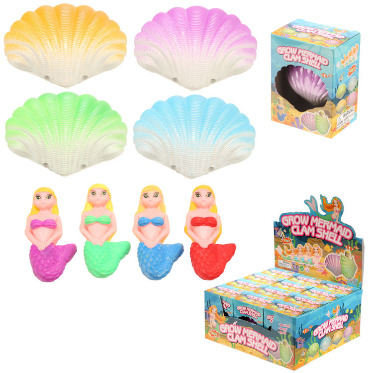 Picture of TY638-GROW MERMAID CLAM SHELL